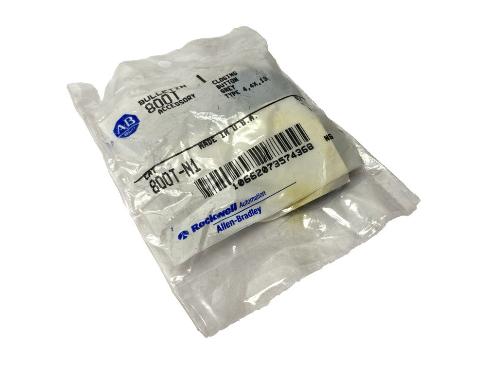 Allen Bradley 800T-N1 Ser. T Gray Push Button Accessory 30mm Type 4, 4X, 13