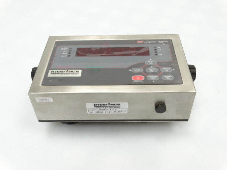 INTERFACE 480-1-1 DISPLAY