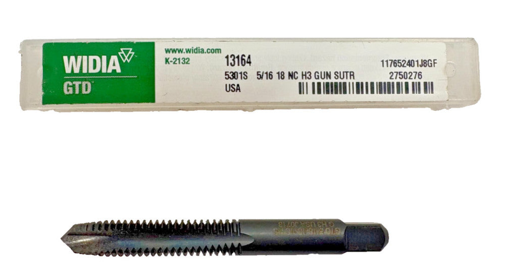 WIDIA GTD 5/6-18" NC H3 2FLUTE GUN SUTR 2750276