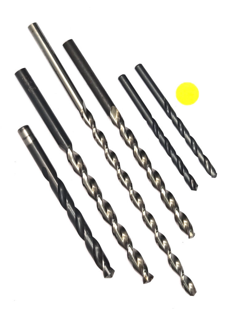 UNBRANDED ASSORTED SIZES OF JOBBER DRILLS  LOT OF 6
