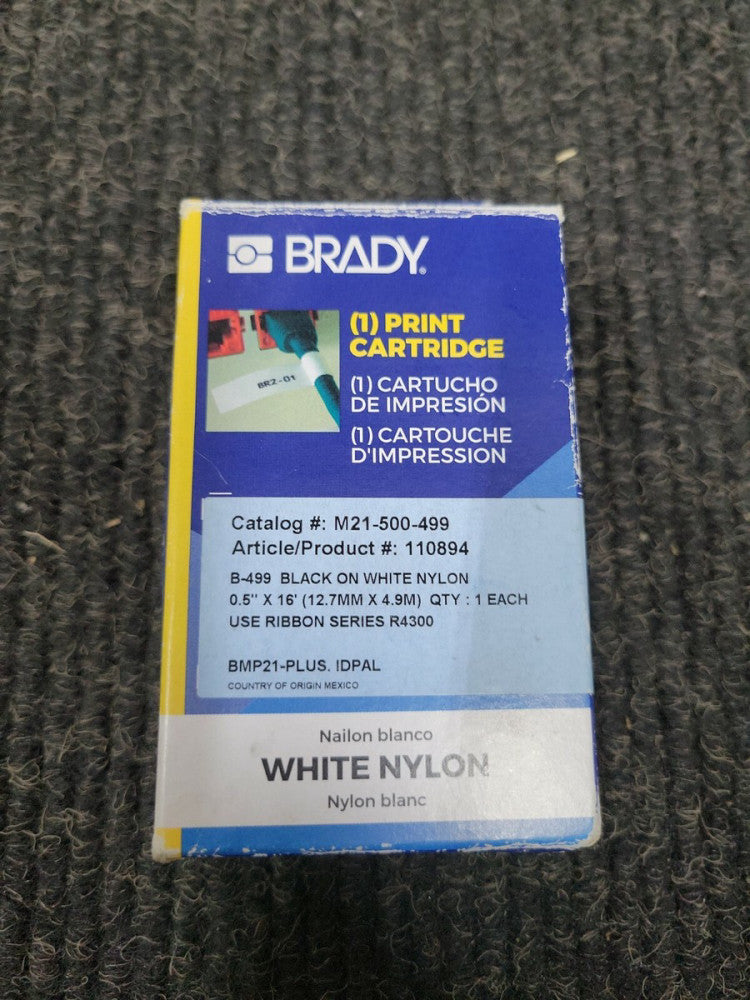 BRADY- Print cartridge- White Nylon 