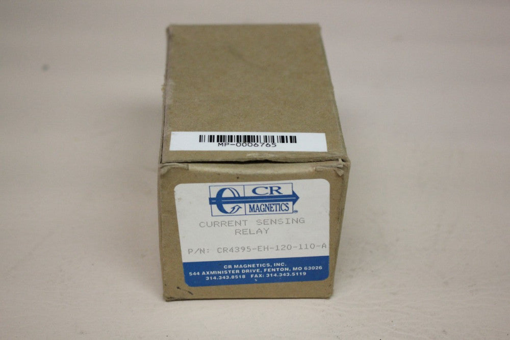 NEW CR MAGNETICS CURRENT SENSING RELAY P/N: CR4395-EH-120-110-A