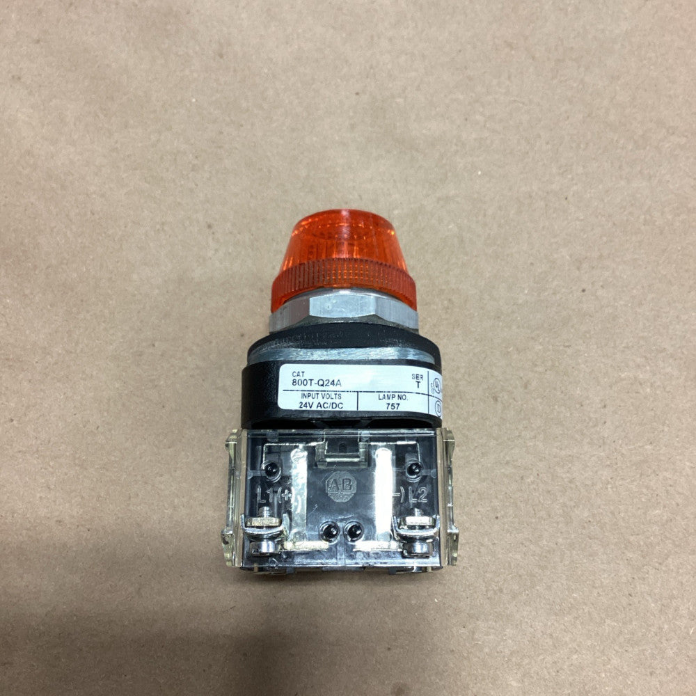 Allen-Bradley 800T-Q24A Ser. T  Orange Light  