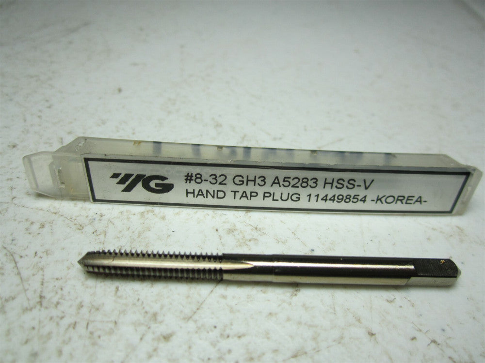 YG-1 (11449854) #8-32 GH3 A5283 High Speed Steel 4 Fl Straight Fl Plug Hand Tap