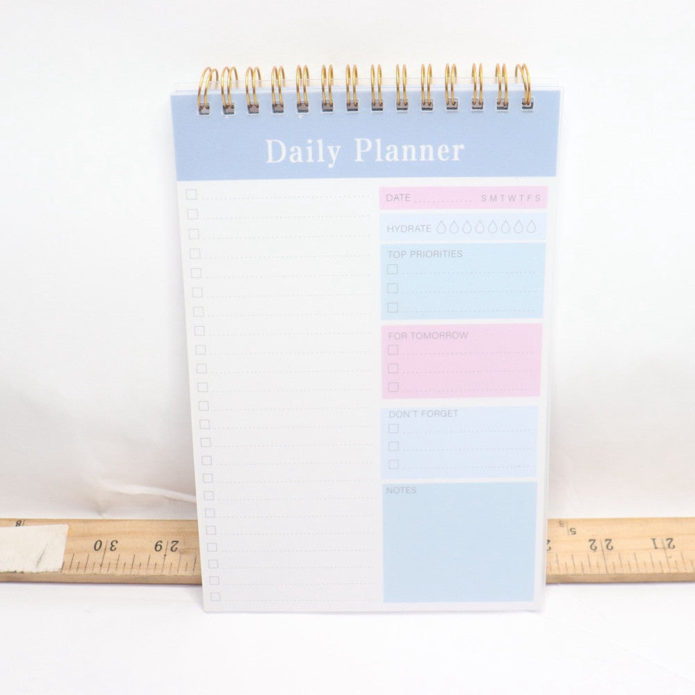 Daily Planner Notepad for Productivity Paper Lavender 7-7/8" x 5-1/4" - As Shown