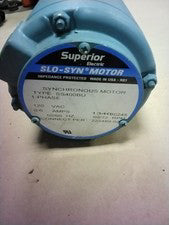 Superior Electric  Motor, #SS400BU, 1ph, 60/72rpm, 120VAC, 50/60HZ