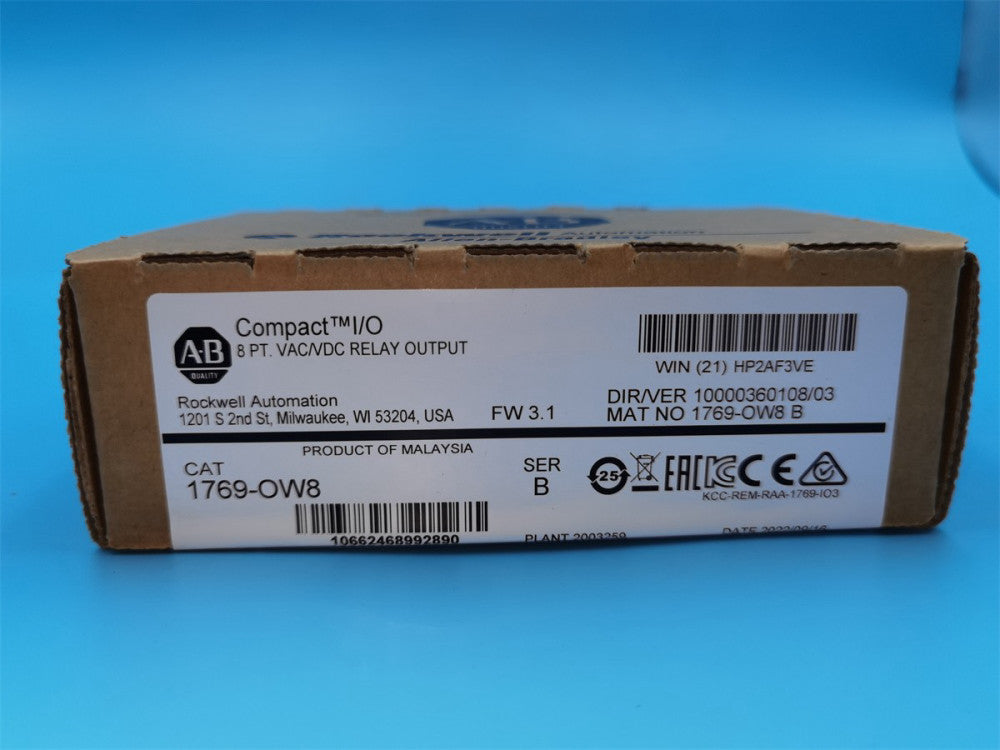 New Sealed Allen Bradley 1769-OW8 SER B CompactLogix Relay Output Module 1769OW8