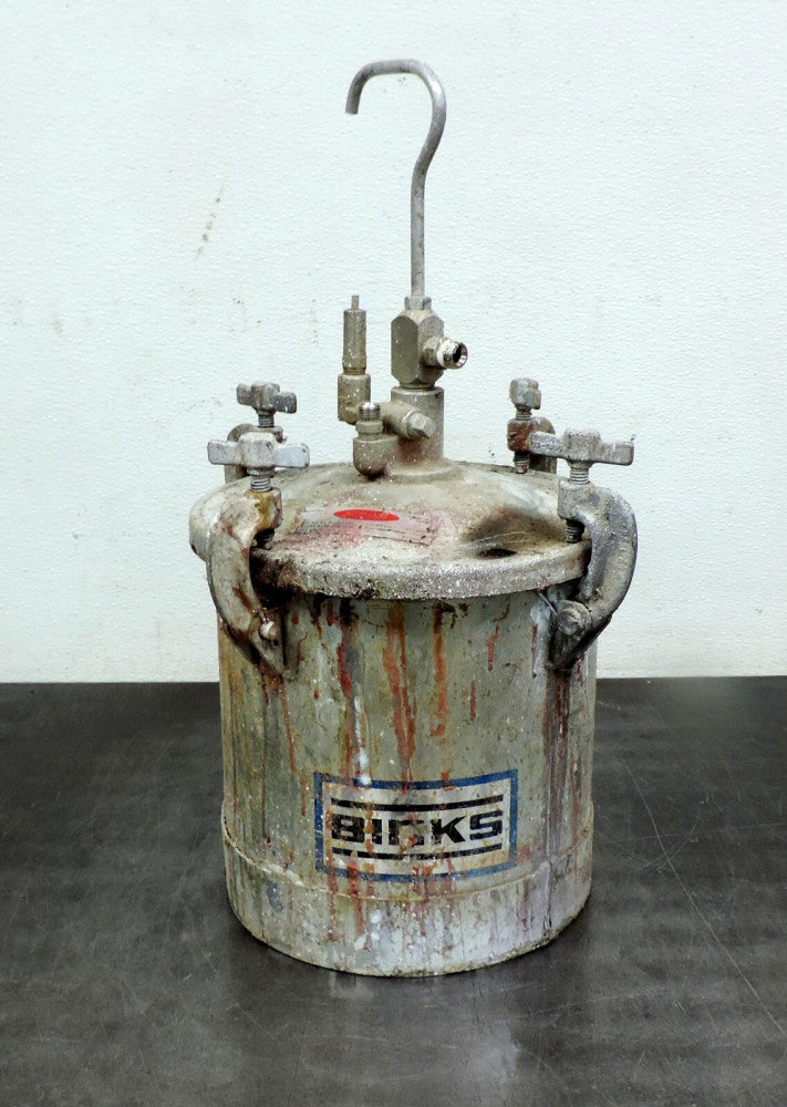 Binks 83-5668 Pressure Tank 2 Gallons Pressure Spray