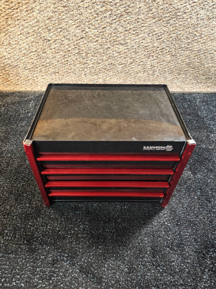 Matco 'Mini' Collector Tool Box Black W/ Red Trim 13-3/8" x 9-1/4” x 10” Storage
