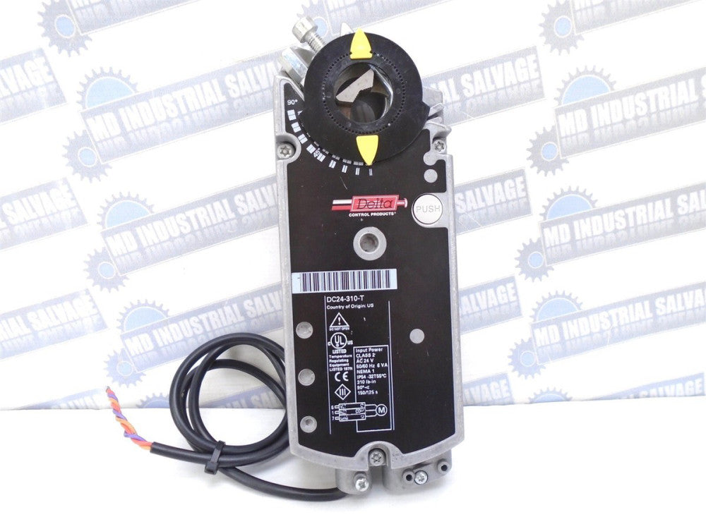 Delta - DC24-310-T - DAMPER & VALVE ACTUATOR - 24VAC 310lb 90° Non-Spring Return