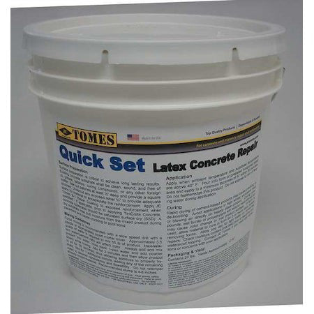 Je Tomes C107-2 Concrete Repair Compound, Pail, Gray, Tomes