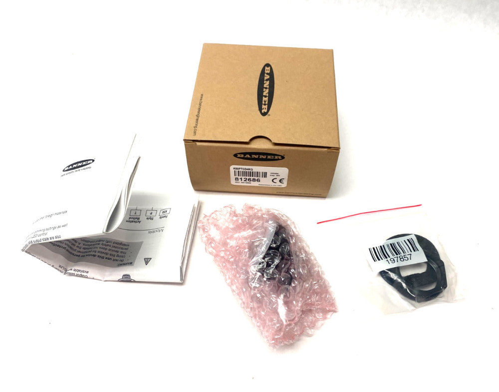 Banner K50PTCD4KQ K50 Pro Compact Touch Display w/ IO-Link 4-Digit 7-Seg. 812686