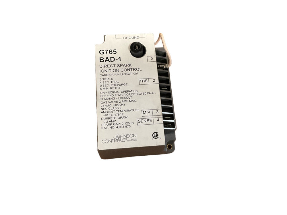 Carrier LH33WP-001 G765 BAD-1  Direct Spark Ignition Control