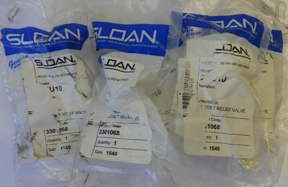 (Lot of 5) Sloan A-19-AC 2XU10 Closet Relief Valve