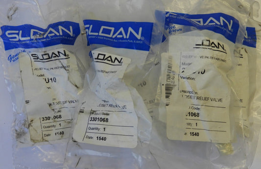 (Lot of 5) Sloan A-19-AC 2XU10 Closet Relief Valve