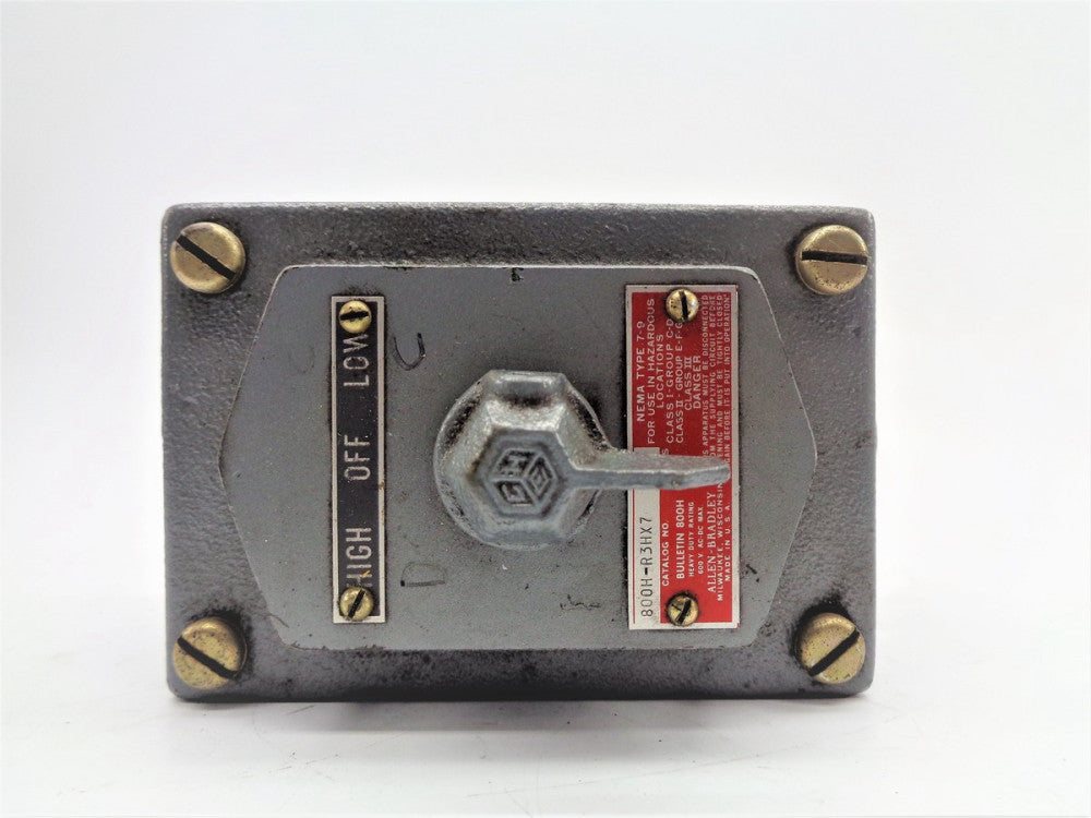 ALLEN BRADLEY 800H-R3HX7 SER. M NSNP