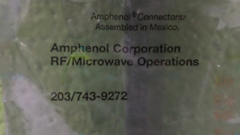 AMPHENOL 203/743-9272 (LOT OF 2) CONNECTOR NSNP IN BAG