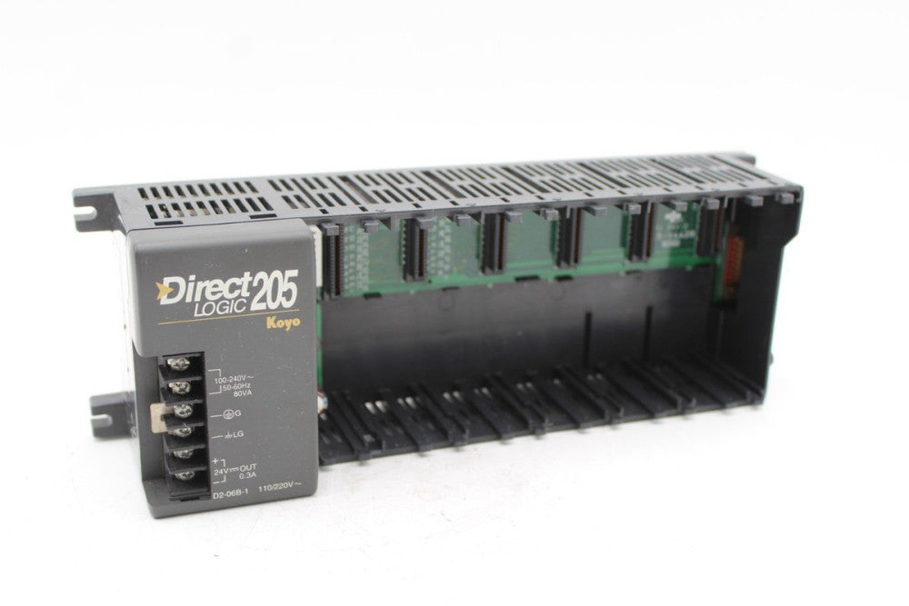 Automation Direct D2-06B-1 Koyo DirectLogic 205 I/O Base (Read)