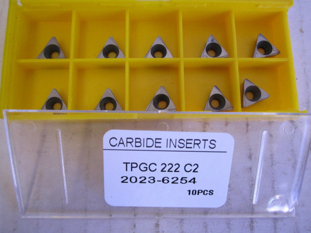 Carbide Turning Inserts Style: TPGC 222 C2 Pack Of 10