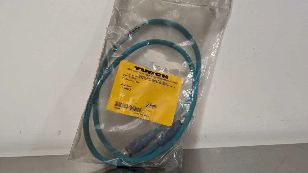Turck RSSD RSSD 441-1M Extension Cable U3-00372 1m M12 Male to Male Straight ...