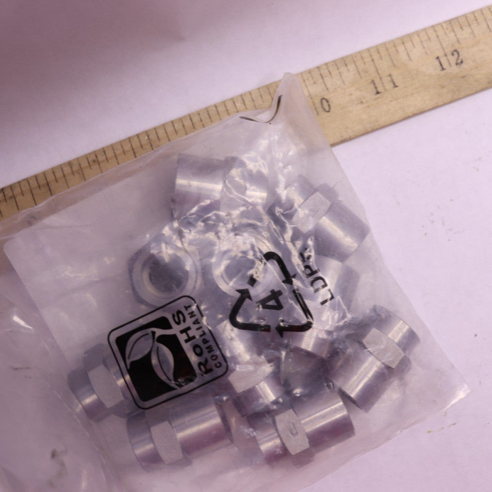 (10-Pk) Parker Pipe Fittings and Port Adapters P3/8 X 1/4 GG-S