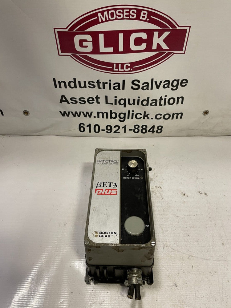 Boston Gear BETA plus RB2.5 Ratiotrol DC Motor Control 230/115V 2/1HP