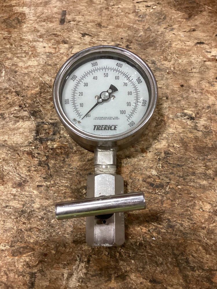 Trerice Liquid Filled Pressure Gauge 0-100PSI