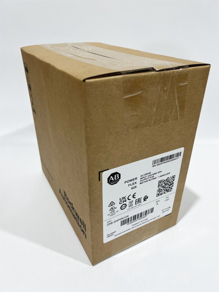 Allen-Bradley 25B-D4P0N104 PowerFlex 525 AC Drive 480V 2.0HP 1.5kW