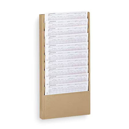 Durham Mfg 406-08 Literature Rack 10 Compartments, 13-1/4"W X D Black