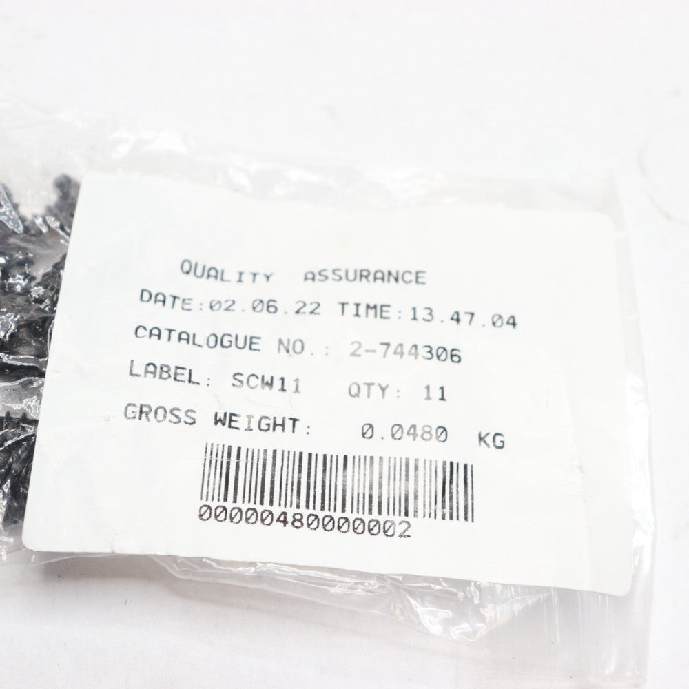 (11-Pk) Screw Pack Black 2-744306