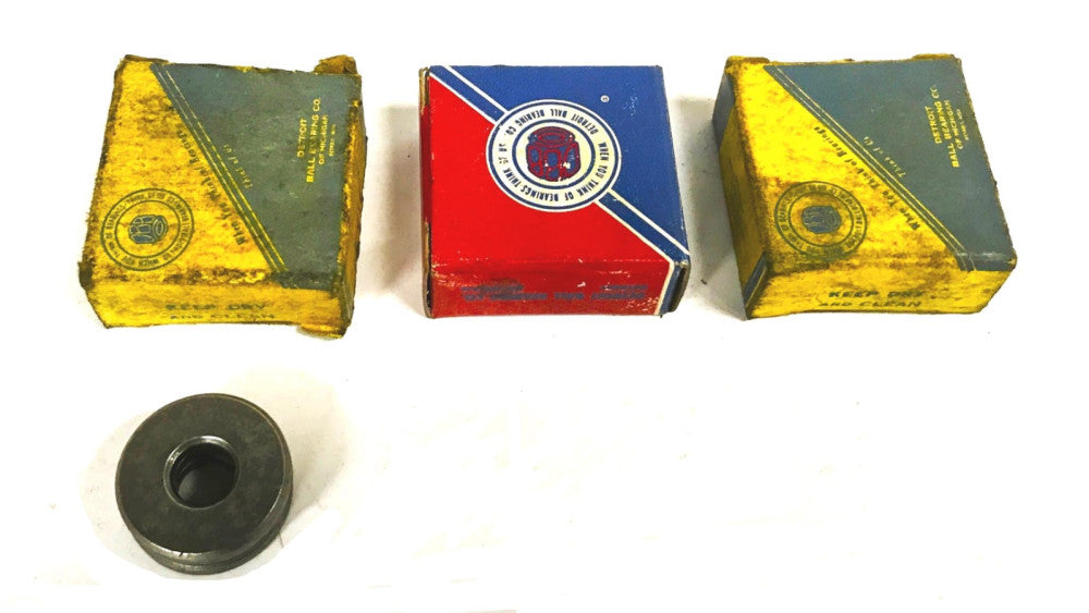 Detroit Ball Bearing 3-Piece Thrust Bearing FT-011 [Lot of 3] NOS