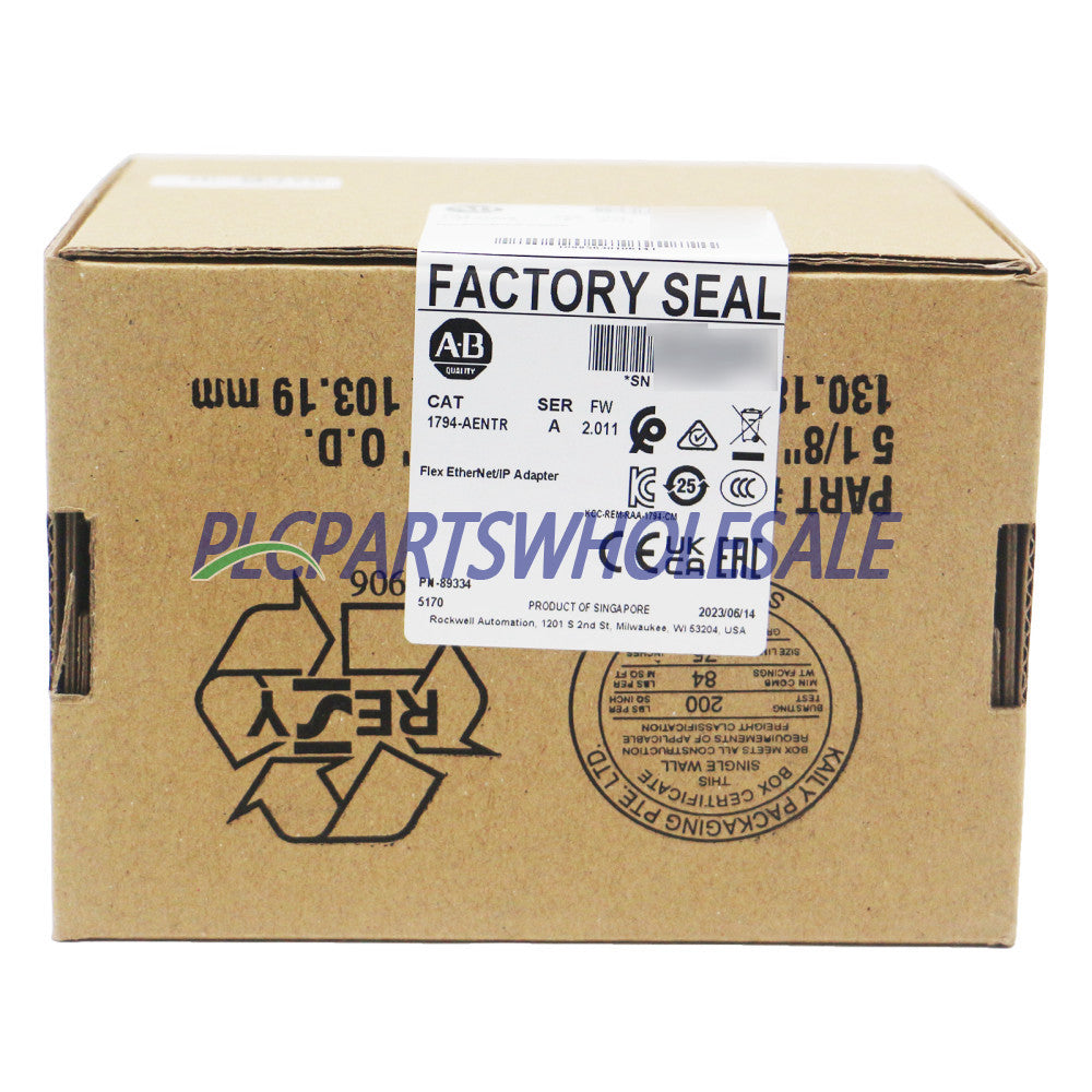 Allen Bradley 1794-AENTR Flex EtherNet/IP Adapter Factory Fealed