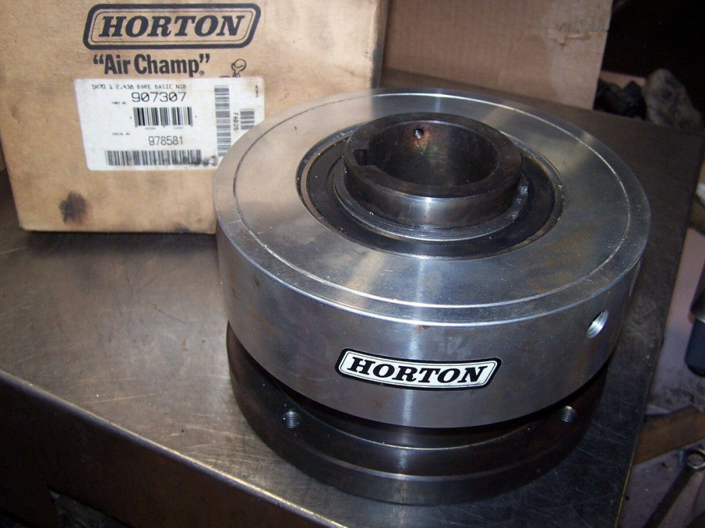 NEW HORTON AIR CHAMP 2.438 BORE PILOT MOUNT CLUTCH AIR ENGAGED 907307 5H70P-1 