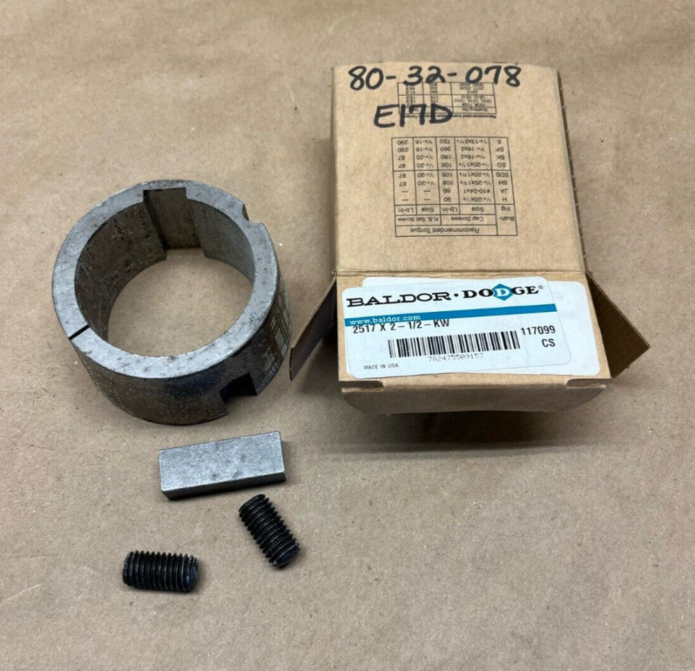 Baldor Dodge 2517 x 2-1/2-KW Taper Bushing