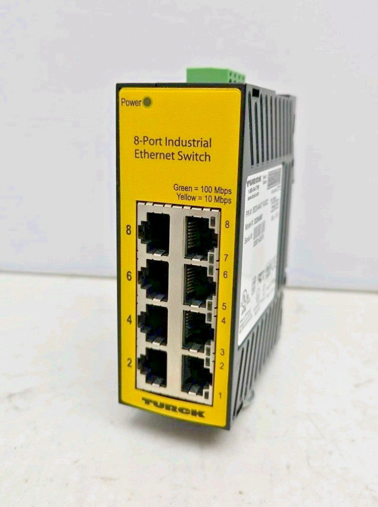 Turck SE20-84XT-RJ822 8 Port Industrial Ethernet Switch Unmanaged 24 Vdc