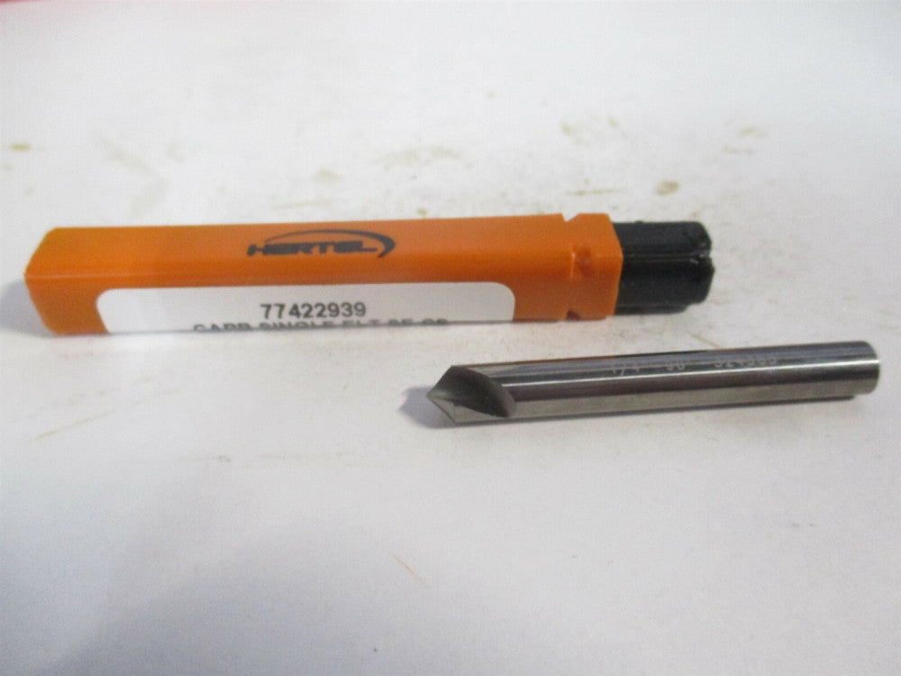 (331-003070) 1/4" x 1/4" x 2" OAL 90° Solid Carbide RH 1 Flute Countersink 