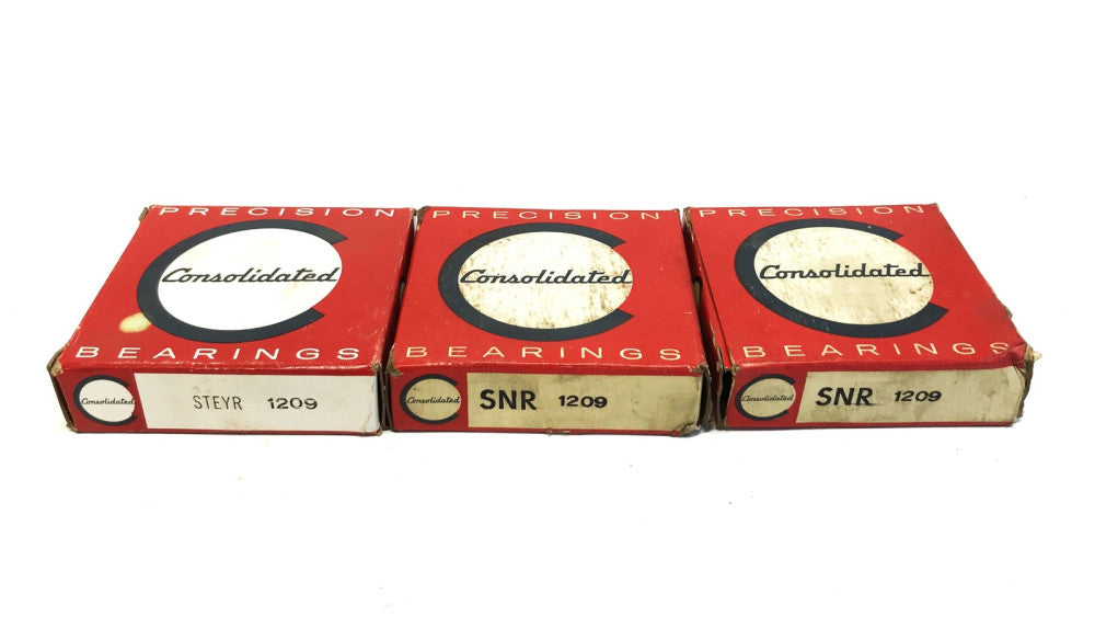 Consolidated Self-Aligning Bearing 1209 [Lot of 3] NOS