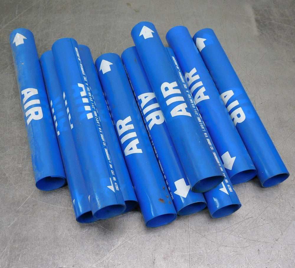 Brady 47393 Snap-On Pipe Marker Size B  Fits O.D 1-1/2" - 2-3/8" Lot of Ten (10)