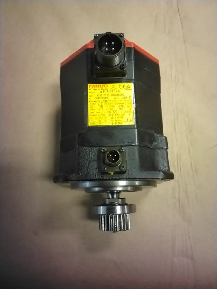 Fanuc A06B-0235-B605#S000 AC Servo Motor / A860-2014-t301
