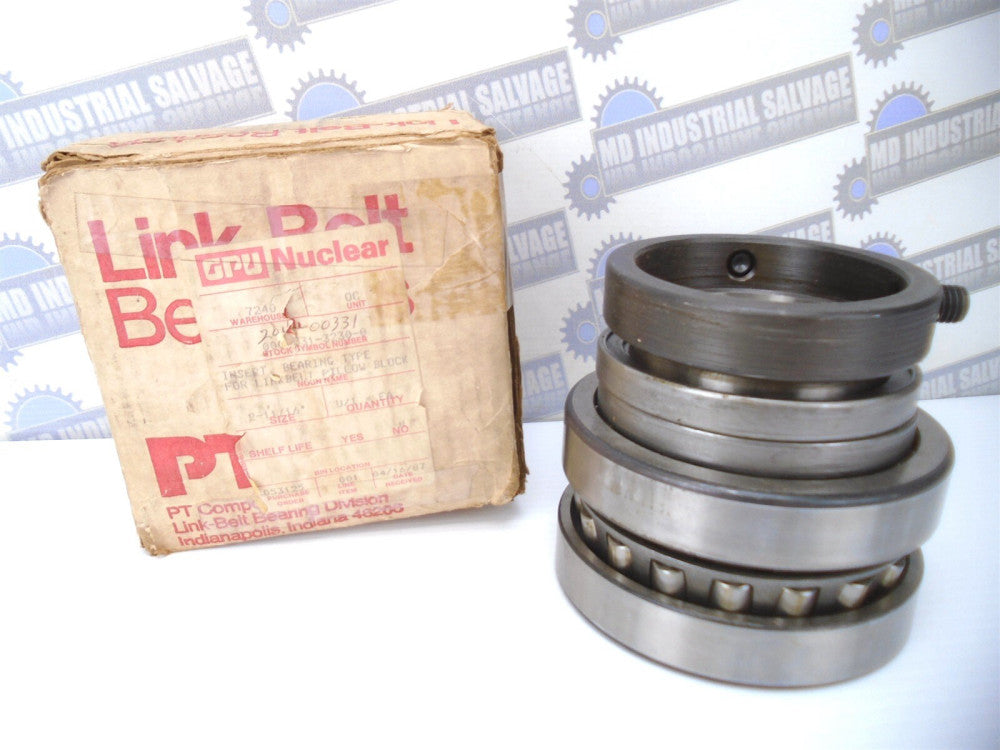 LINK-BELT - B22543HL - 2-11/16" BORE - INSERT PILLOW BLOCK BEARING (NEW in BOX)