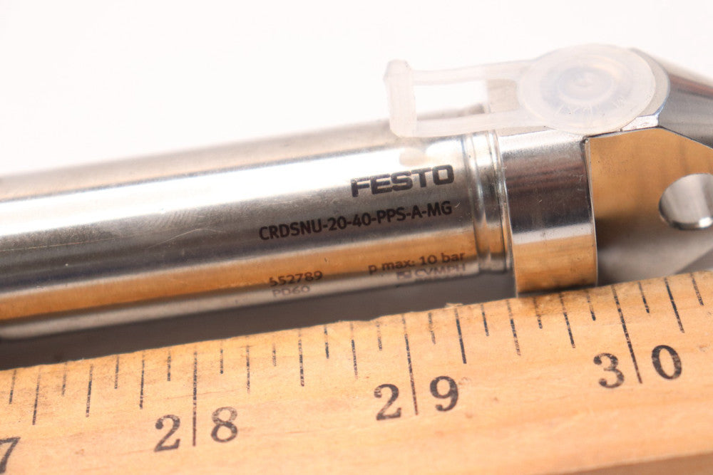Festo Pneumatic Cylinders Rod High-Alloy Stainless Steel 40mm Stroke x 20mm Dia.
