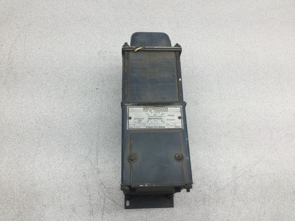 NEW NO BOX WESTINGHOUSE .25 KVA 480VAC PRI 120VAC SEC CONTROL TRANSFORMER 2E15