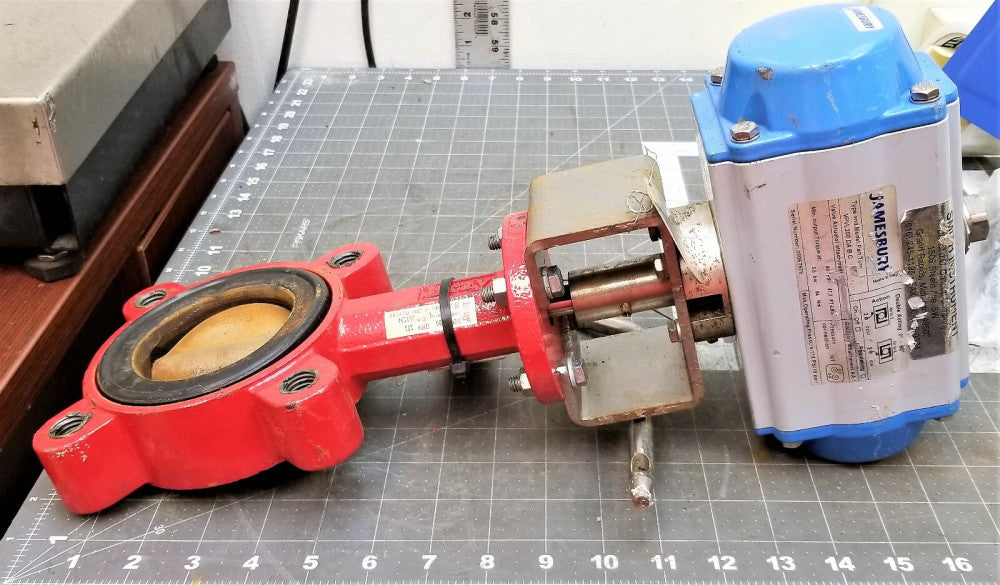 JAMESBURY VPVL200-DA-B-C Actuator  WITH 3” BRAY BUTTERFTY VALVE [Z2S4]#3