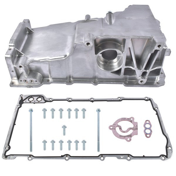 Aluminum Engine Oil Pan Fit for Chevrolet SSR Saab 9-7x 5.3L 6.0L V8 2003-2009 1