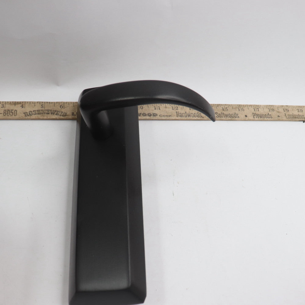 Corbin Russwin Heavy Duty Passage Function Lever Trim Black 10-1/4"H x 3"W 910