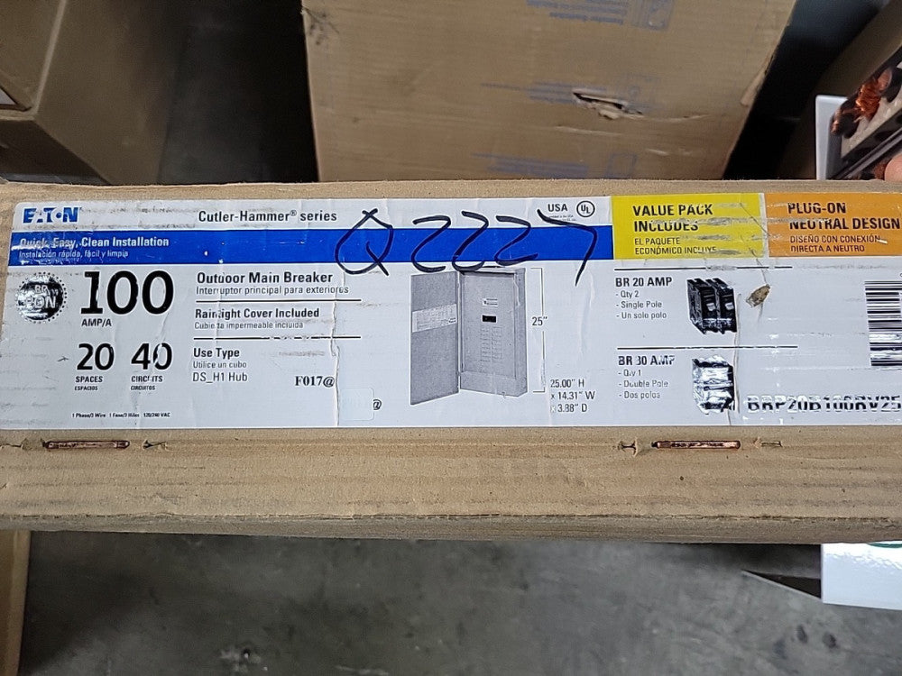 Eaton BRP20B100RV25  Indoor 100A