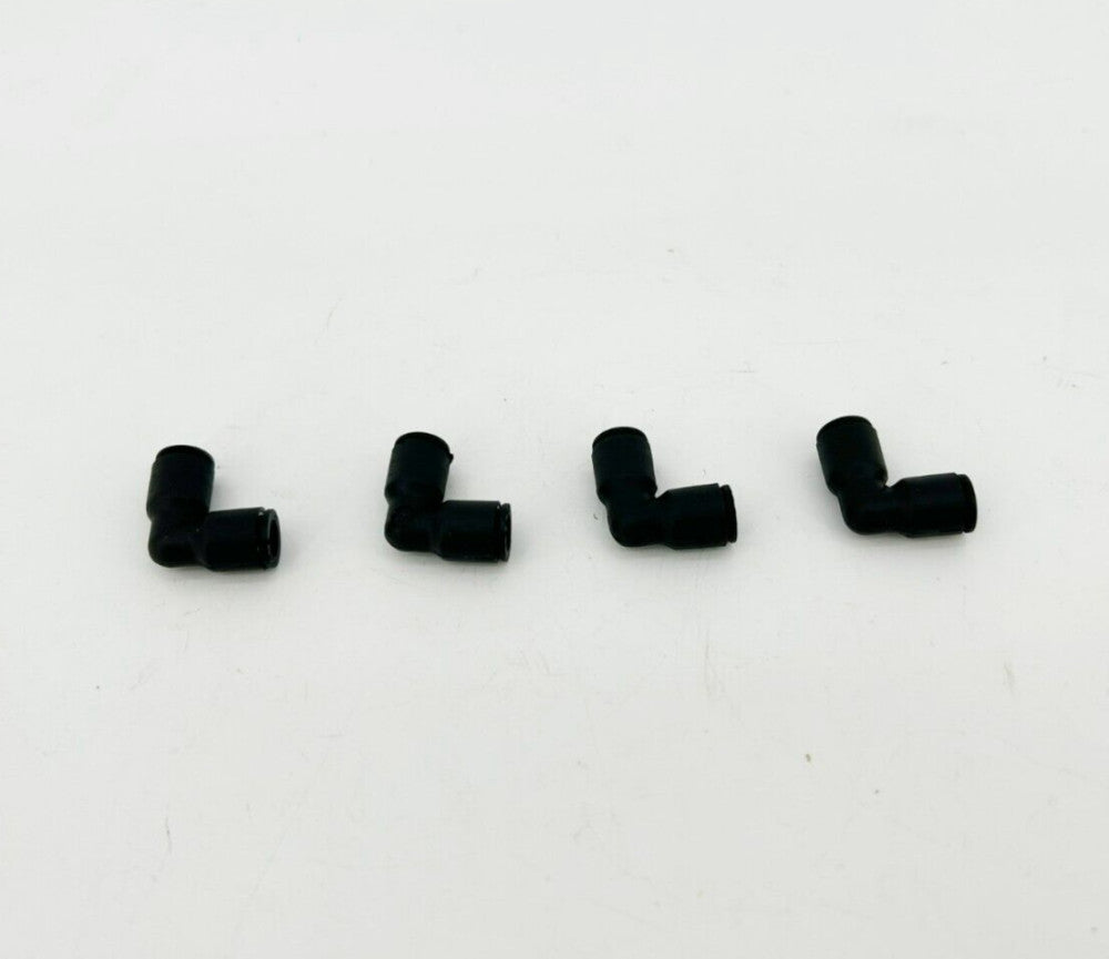 Lot of 4 New Lawson 86791 Union Elbows, 1/4" Tube OD, Glass Reinforced Nylon