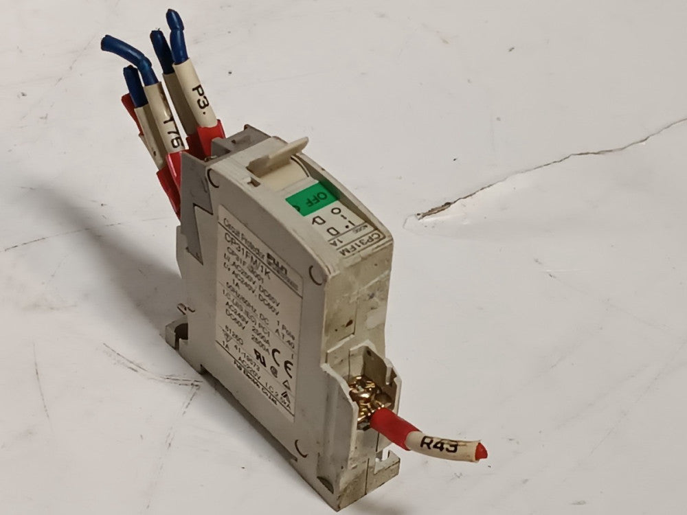 Fuji CP31FM/1K Circuit Protector Circuit Breaker 240/250VAC 60/65VDC 1A 1 Pole