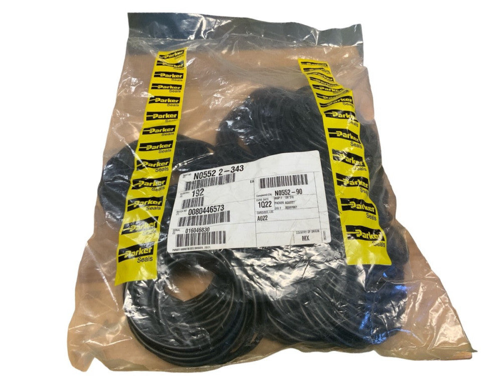192 Pieces Parker N055 2-343 NBR 90-Durometer O-Rings - High-Performance Oil Res