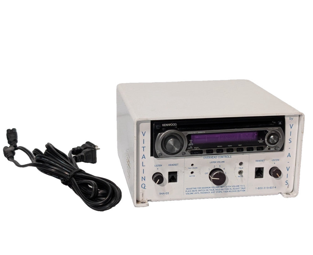 Vis-A-Vis Vitalinq 94A-03 Communications Unit w/ Kenwood Mosfet 50WX4 Amplifier